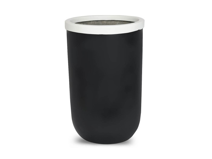 Laurel Siyah Beyaz Saksı Laurel Siyah Beyaz Saksı