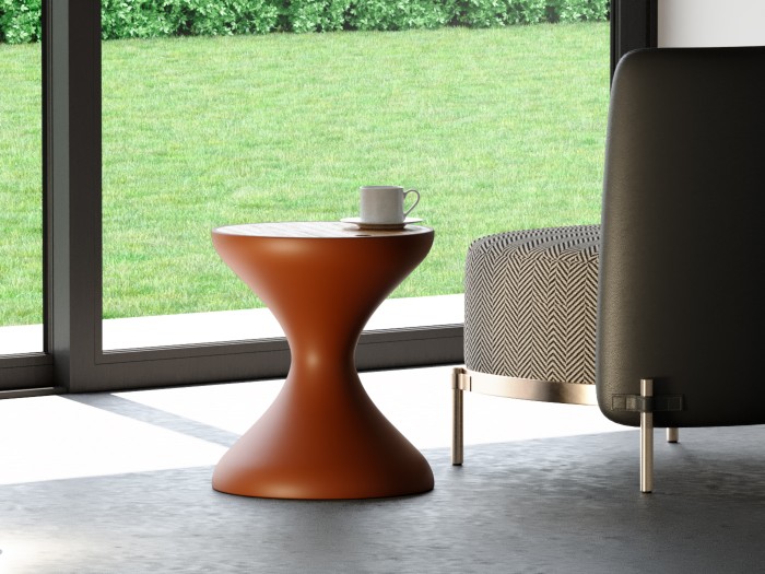 Merta Buz Kabı ve Kapaklı Sehpa