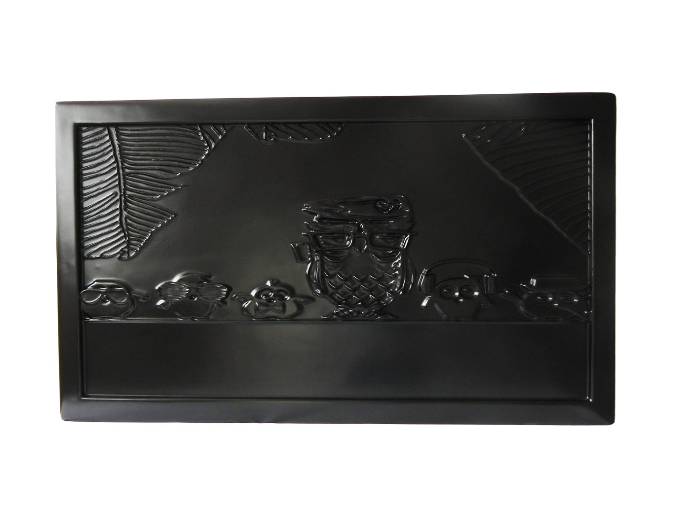 Baykuş Ailesi 3 Boyutlu Kabartma Siyah Tablo Baykuş Ailesi 3 Boyutlu Kabartma Siyah Tablo