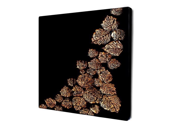 Çınar Siyah Altın Renk Kabartma 3 Boyutlu Tablo Çınar Siyah Altın Renk Kabartma 3 Boyutlu Tablo
