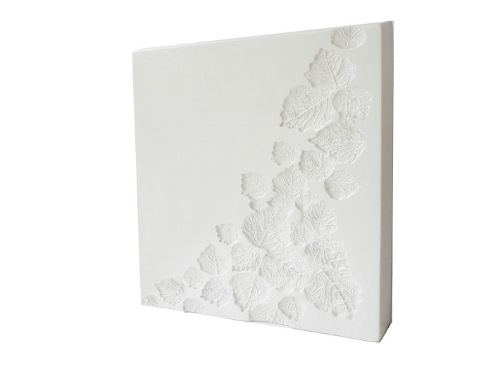 Çınar Beyaz Kabartma 3 Boyutlu Tablo Çınar Beyaz Kabartma 3 Boyutlu Tablo