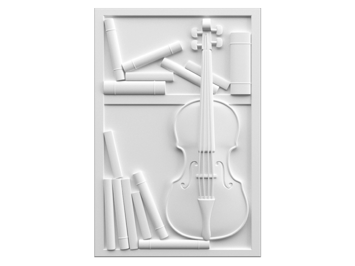 Keman  3D Tablo Keman  3D Tablo