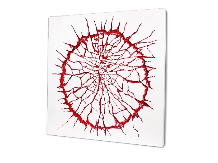 Lav Beyaz Kırmızı Kabartma 3 Boyutlu Tablo Lav Beyaz Kırmızı Kabartma 3 Boyutlu Tablo