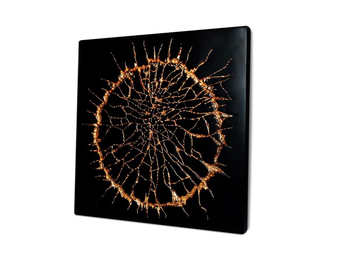 Lav Siyah Altın Kabartma 3 Boyutlu Tablo Lav Siyah Altın Kabartma 3 Boyutlu Tablo