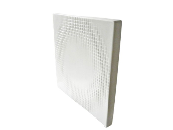 Square Kabartma 3 Boyutlu Beyaz Tablo