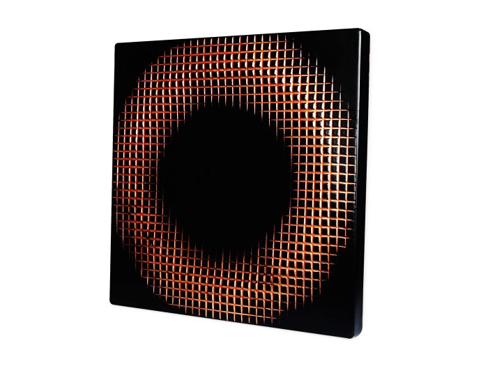 Square Siyah Bakır Kabartma 3 Boyutlu Tablo