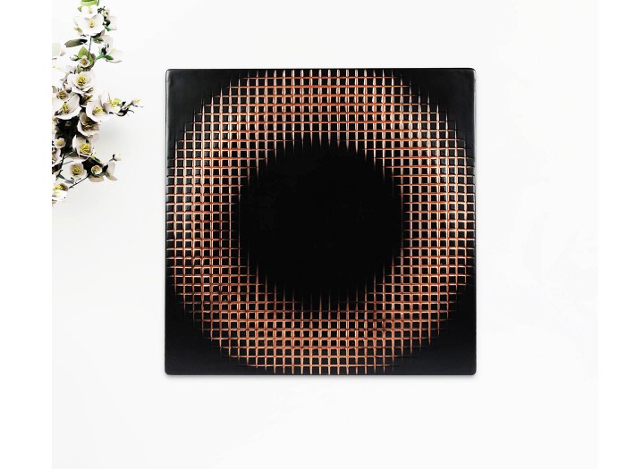 Square Siyah Bakır Kabartma 3 Boyutlu Tablo Square Siyah Bakır Kabartma 3 Boyutlu Tablo